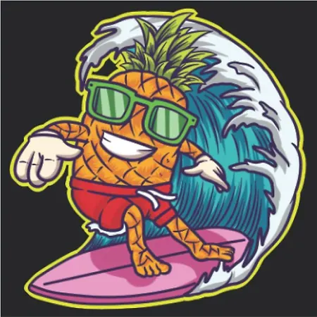 Ananas&surf Local Apartment *